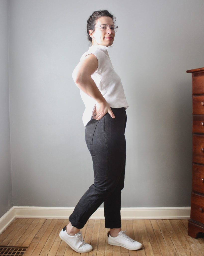 Anna Allen Clothing Blog: Straight Leg Philippa Pants Tutorial (with free  sailor jeans pockets pattern)