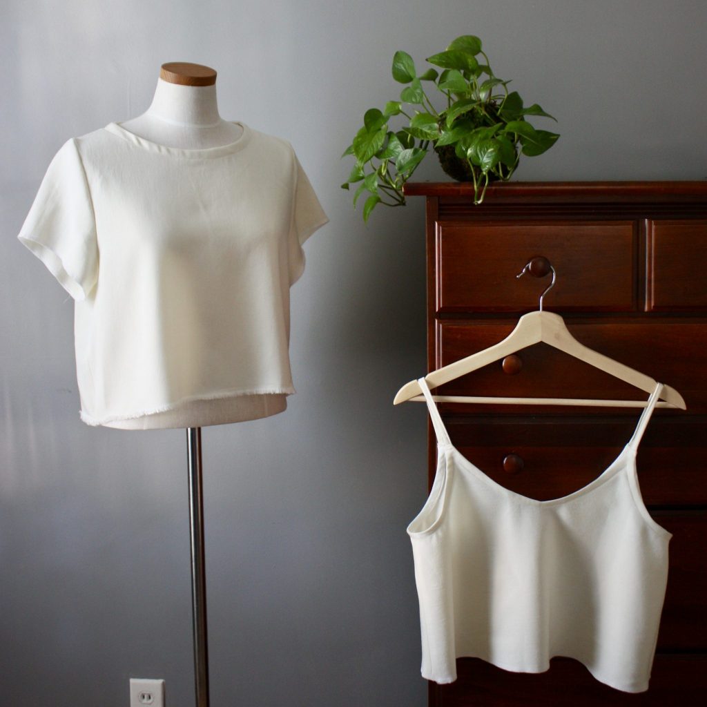 cropped Inari Tee and unlined Ogden cami